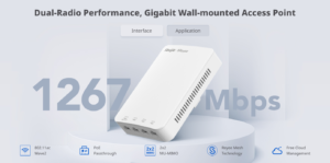 Dual-Radio Performance, Gigabit Wall-mounted Access Point