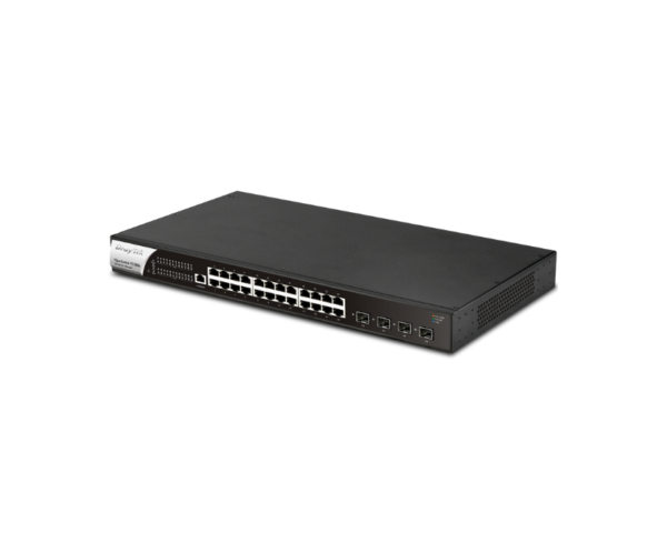draytek-vigorswitch-p2280x-poe-managed-switch-3 سويتش مُدار Layer 2+ مع PoE بقدرة 400 واط