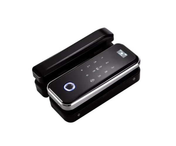 gl300-hybrid-glass-door-lock-1 قفل ذكي بصمة وكارت وكلمة مرور