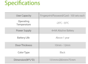 قفل باب زجاجي GL300