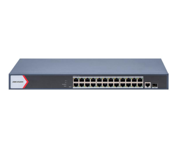 hikvision-24-port-smart-poe-switch-370w-m سويتش PoE ذكي 24 منفذ Hikvision