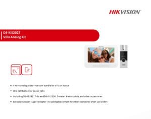 DS-KIS202T وحدة باب ووحدة داخلية