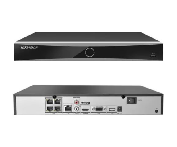 hikvision-nvr-4-channel-4k-1 مسجل شبكي 4 قنوات PoE بدقة 4K Plug and Play