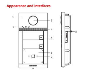 Hikvision DS-KV8213-WME1 جرس فيلا خارجي