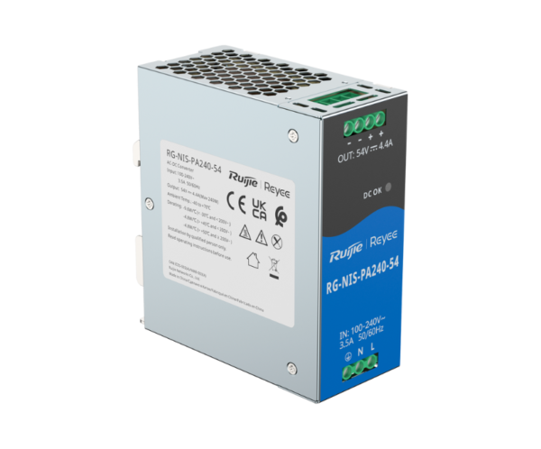 rg-nis-pa240-54-industrial-54v-dc-power-supply-2 مزود طاقة صناعي Ruijie V54 بقدرة 240W