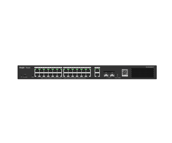 ruijie-rg-es228gs-p-28-port-gigabit-poe-switch سويتش PoE ذكي 28 منفذ Ruijie RG-ES228GS-P بإدارة سحابية