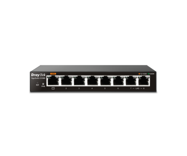 vigorswitch-g1080-8-port-gigabit-switch-1 سويتش جيجابت 8 منافذ DrayTek VigorSwitch G1080