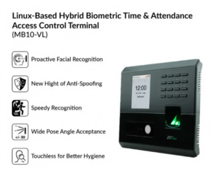 جهاز حضور وانصراف ZKTeco MB10-VL بالبصمة والوجه
