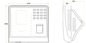 جهاز ZKTeco MB1000 للتحكم في الأبواب