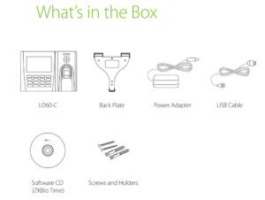 zkteco u260 attendance device 4
