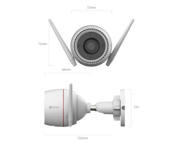 كاميرا مراقبة خارجية واي فاي ⁺EZVIZ H3c 2K